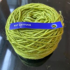 NWT Malabrigo 100% Merino Wool Yarn. Worsted Weight. Green / celery color